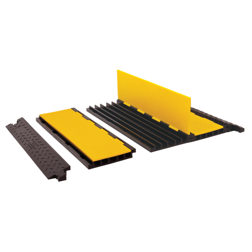 Yellow Jacket&reg; Cable Protector System, 5 Channels, 36" L x 19.75" W x 2" H Distribution Jean Lapalme