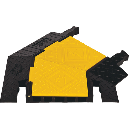 Yellow Jacket&reg; 5-Channel Heavy Duty Cable Protector - Right Turn Distribution Jean Lapalme