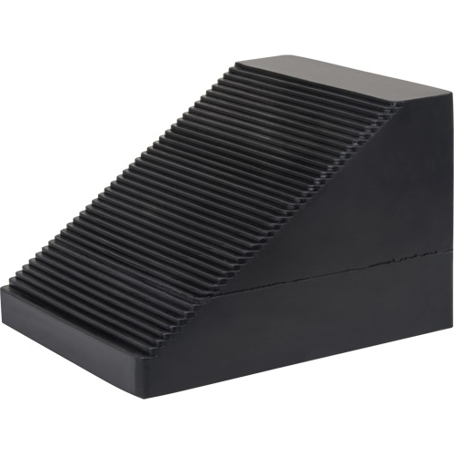 Wheel Chock, 10-5/8" x 8-5/8" x 7", Black Distribution Jean Lapalme