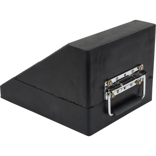 Wheel Chock, 10-5/8" x 8-5/8" x 7", Black Distribution Jean Lapalme