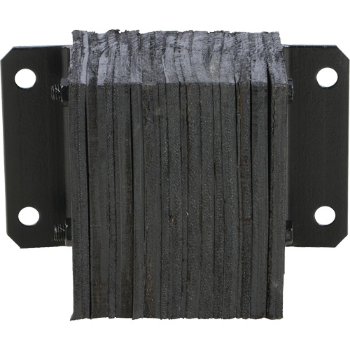 Laminated Dock Bumper, Horizontal, Rubber, 12" W x 6" D x 10" H Distribution Jean Lapalme