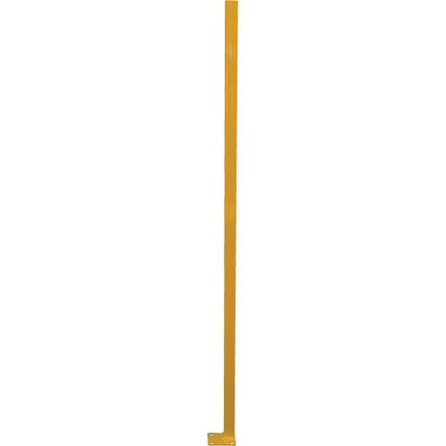 Poteau de protection de coin p&eacute;rim&eacute;trique ajustable, 4" la x 72" h, Jaune Distribution Jean Lapalme