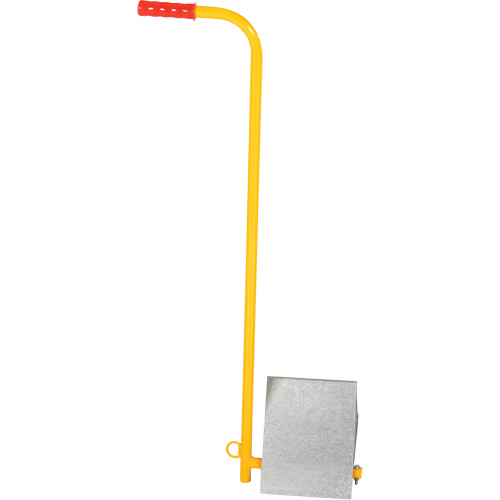 Cale de roues en aluminium avec poign&eacute;e, 7" la x 11-7/8" p x 7-11/16" h Distribution Jean Lapalme
