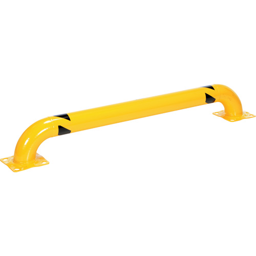 Low Profile Rack Guard, 5.3' W x 0.74' H, Yellow Distribution Jean Lapalme