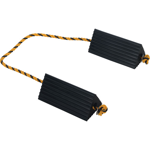 Airline Wheel Chock, 5" x 10" x 4-1/2", Black Distribution Jean Lapalme