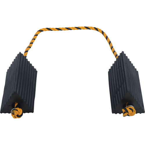 Airline Wheel Chock, 5" x 10" x 4-1/2", Black Distribution Jean Lapalme