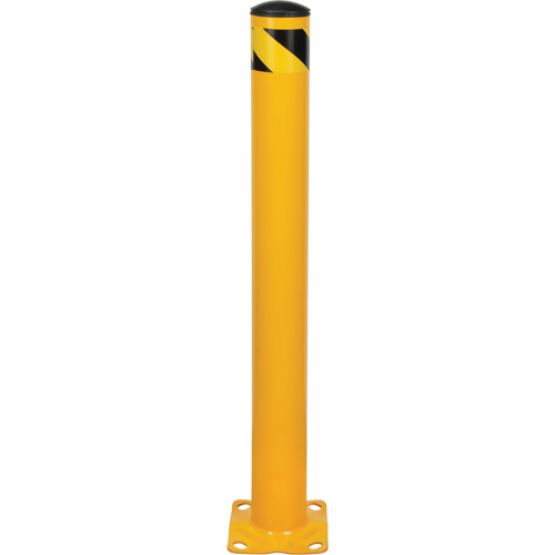 Butoir, Acier, 42" h x 4-1/2" la, Jaune Distribution Jean Lapalme