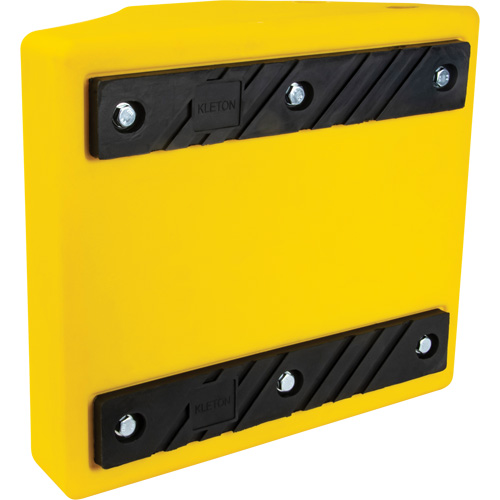 Heavy-Duty Wheel Chocks, Urethane, Yellow, 15-1/2" W x 17-7/10" D x 10" H Distribution Jean Lapalme