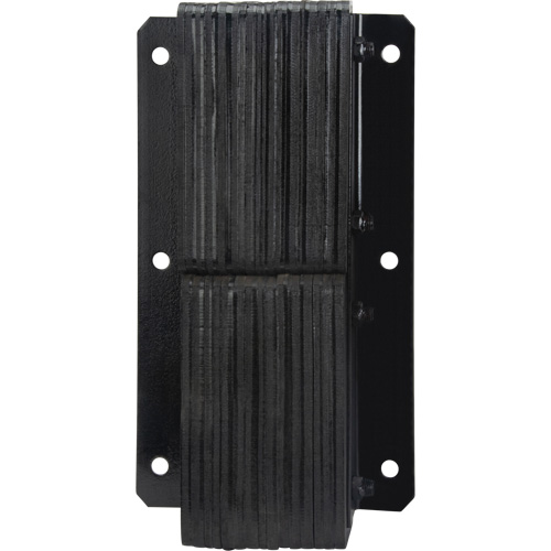 Laminated Dock Bumpers, Vertical, Rubber, 11" W x 4" D x 24" H Distribution Jean Lapalme