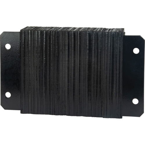 Laminated Dock Bumpers, Horizontal, Rubber, 18" W x 4" D x 12" H Distribution Jean Lapalme