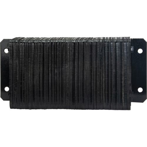 Butoirs de quai lamell&eacute;s, Horizontal, Caoutchouc, 24" la x 4" p x 12" h Distribution Jean Lapalme