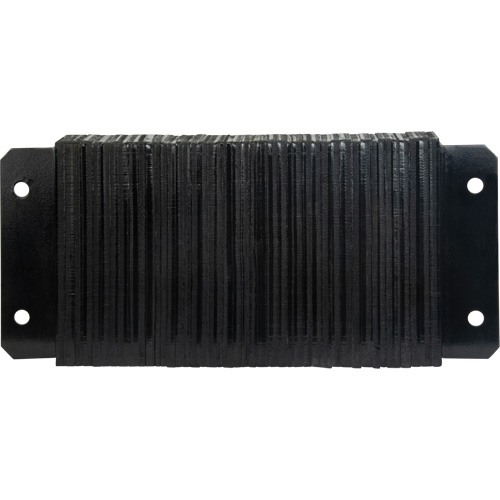 Butoirs de quai lamell&eacute;s, Horizontal, Caoutchouc, 24" la x 4" p x 12" h Distribution Jean Lapalme