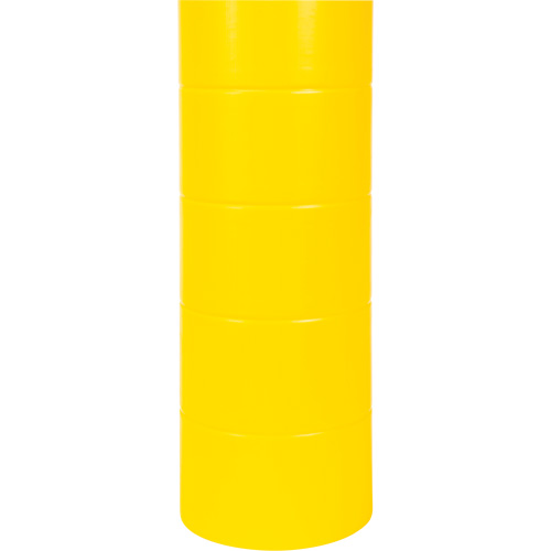 Polyethylene Bollard Cover, 6-5/8" Dia. x 60" L, Red/Yellow Distribution Jean Lapalme