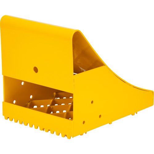 Cales-roue pour la glace, Acier, Jaune, 8-1/16" la x 10-5/8" p x 8-13/16" h Distribution Jean Lapalme