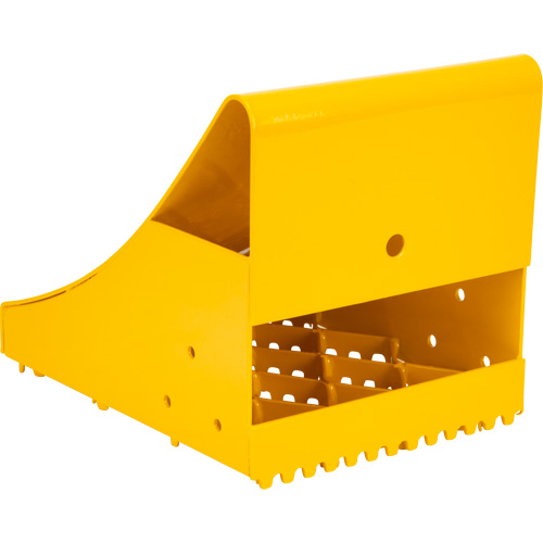 Cales-roue pour la glace, Acier, Jaune, 8-1/16" la x 10-5/8" p x 8-13/16" h Distribution Jean Lapalme