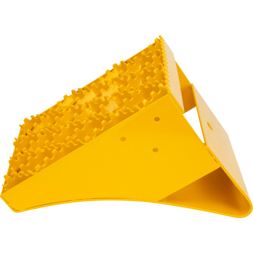 Cales-roue pour la glace, Acier, Jaune, 8-1/16" la x 10-5/8" p x 8-13/16" h Distribution Jean Lapalme