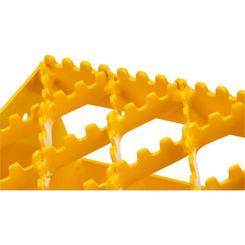 Cales-roue pour la glace, Acier, Jaune, 8-1/16" la x 10-5/8" p x 8-13/16" h Distribution Jean Lapalme