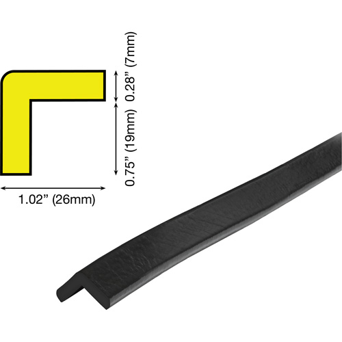 Butoir de protection de coin mod&egrave;le E 5M Distribution Jean Lapalme