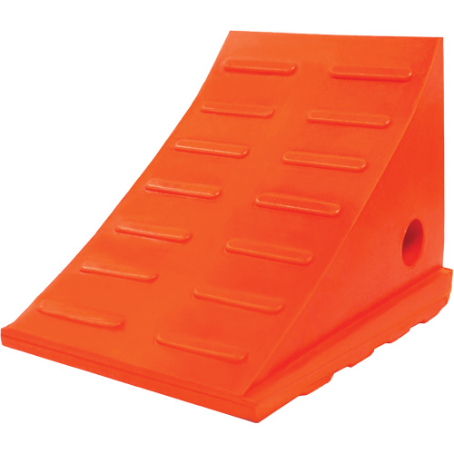 Cale-roue polyvalente de 35 tonnes, Ur&eacute;thane, Orange Distribution Jean Lapalme