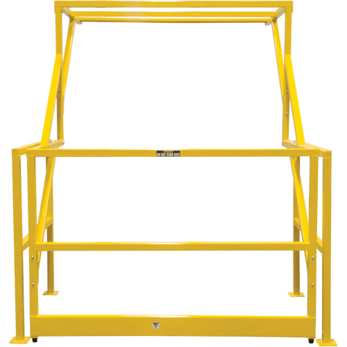 Mezzanine Safety Gate, 70" L x 77" H, 78" Raised, Yellow Distribution Jean Lapalme