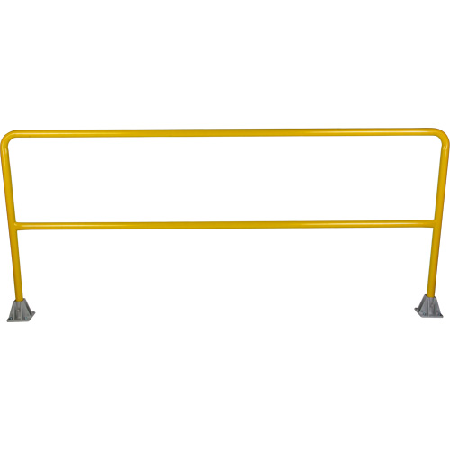Safety Gate Railing, Steel, 84" L x 42" H, Yellow Distribution Jean Lapalme