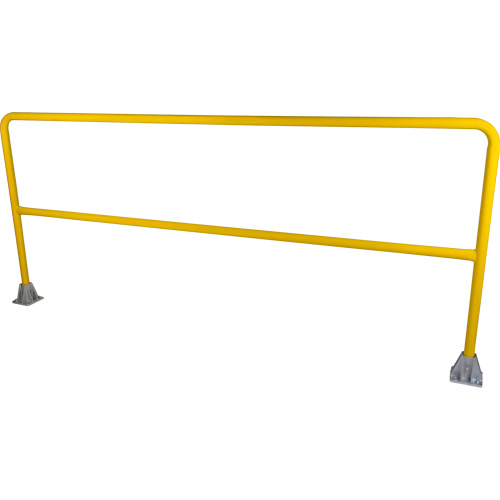 Safety Gate Railing, Steel, 84" L x 42" H, Yellow Distribution Jean Lapalme