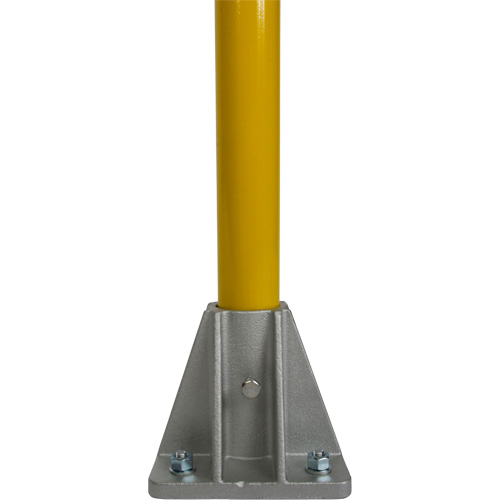 Safety Gate Railing, Steel, 84" L x 42" H, Yellow Distribution Jean Lapalme