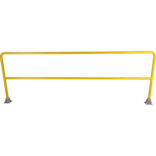 Safety Gate Railing, Steel, 120" L x 42" H, Yellow Distribution Jean Lapalme