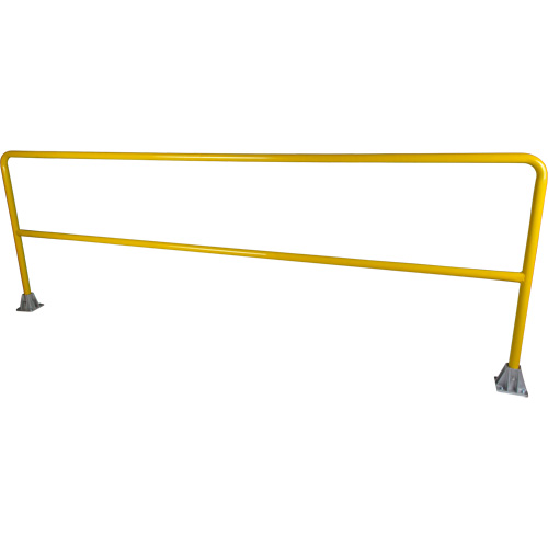 Safety Gate Railing, Steel, 120" L x 42" H, Yellow Distribution Jean Lapalme
