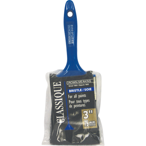Classic Paint Brush, Bristle, Plastic Handle, 3" Width Distribution Jean Lapalme