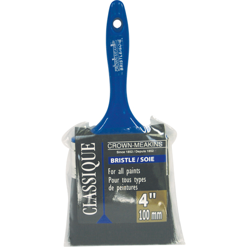 Pinceau classique, Soies, Manche Plastique, Largeur de 4" Distribution Jean Lapalme