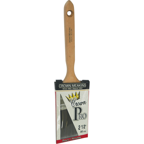 Pinceau angulaire Pro, Poly/nylon, Manche Bois, Largeur de 2-1/2" Distribution Jean Lapalme
