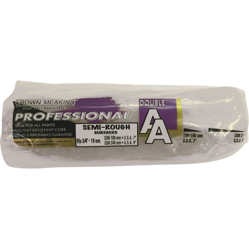 Manchon de rouleau &agrave; peinture synth&eacute;tique professionnel AA, Nap 19 mm (3/4"), 240 mm (9-1/2") l Distribution Jean Lapalme