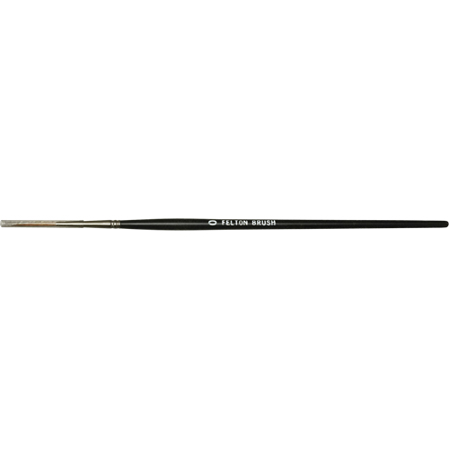 Flat Bristle Artist Brush, 6 mm Brush Width, Red Sable, Wood Handle Distribution Jean Lapalme