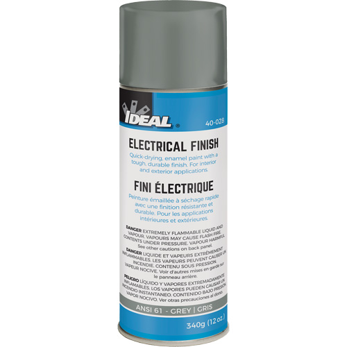 Spray Paint, Grey, Gloss, Aerosol Can Distribution Jean Lapalme