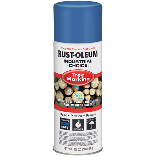 Peinture pour le marquage des arbres Industrial Choice T1600, Bleu, 16 oz Distribution Jean Lapalme
