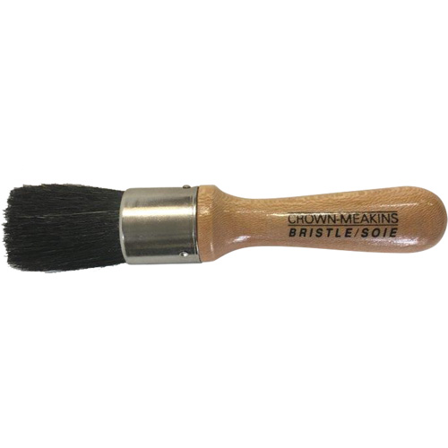 Stencil Brush, Natural Bristles, Wood Handle, 1" Width Distribution Jean Lapalme