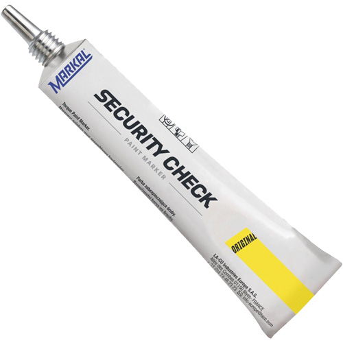 Marqueur de peinture de contr&ocirc;le de s&eacute;curit&eacute;, 1,7 oz, Tube, Jaune Distribution Jean Lapalme