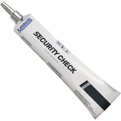 Security Check Paint Marker, 1.7 oz., Tube, Black Distribution Jean Lapalme