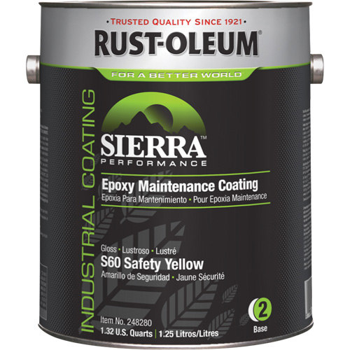 Floor Coating Base, 1 gal., Water-Based, Gloss, Yellow Distribution Jean Lapalme