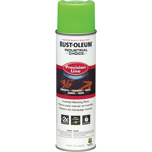 M1800 Water-Based Precision Line Marking Paint, 17 oz., Aerosol Can Distribution Jean Lapalme