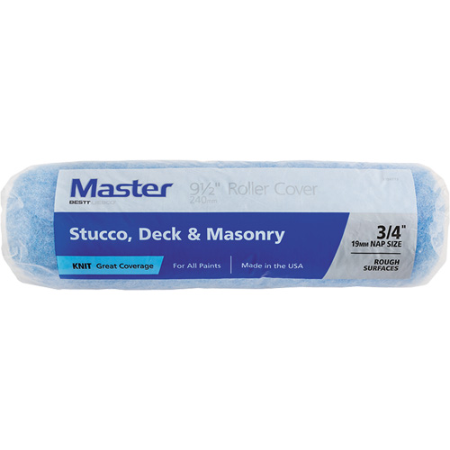 Master Knit Roller Cover, 19 mm (3/4") Nap, 240 mm (9-1/2") L Distribution Jean Lapalme