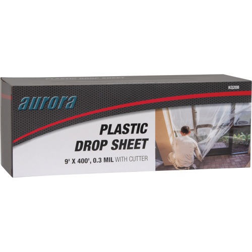Toile de protection, 400' lo x 9' la, Plastique Distribution Jean Lapalme