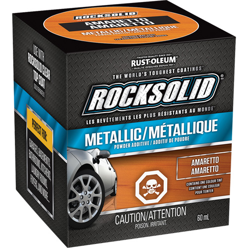 RockSolid&reg; Metallic Powder Additive, 60 mL, Bottle, Amaretto Distribution Jean Lapalme