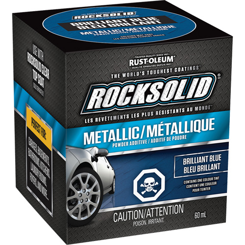 RockSolid&reg; Metallic Powder Additive, 60 mL, Bottle, Brilliant Blue Distribution Jean Lapalme