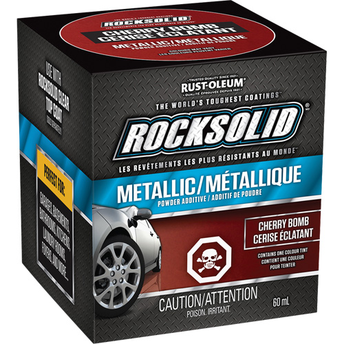 RockSolid&reg; Metallic Powder Additive, 60 mL, Bottle, Cherry Bomb Distribution Jean Lapalme