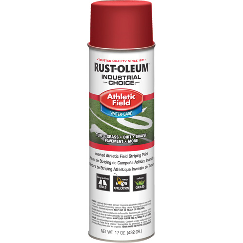 AF1600 Athletic Field Striping Paint, Red, Aerosol Can Distribution Jean Lapalme