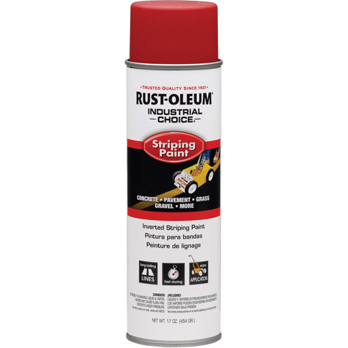 S1600 System Inverted Striping Paint, Red, Aerosol Can Distribution Jean Lapalme