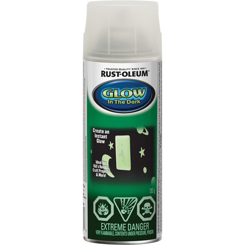 Specialty Glow-in-the-Dark Paint, Aerosol Can, Clear Distribution Jean Lapalme