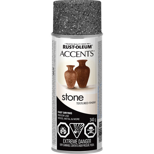 Accents&reg; Stone Creations Spray Paint, Aerosol Can, Grey Stone Distribution Jean Lapalme